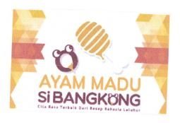 Trademark AYAM MADU SIBANGKONG CITA RASA TERBAIK DARI RESEP RAHASIA LELUHUR + LOGO