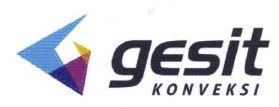 Trademark GESIT KONVEKSI + LOGO