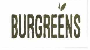 Trademark BURGREENS + lukisan daun