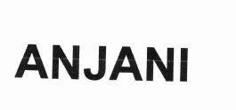 Trademark ANJANI