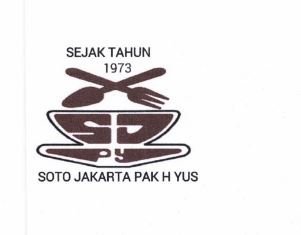 Trademark SOTO JAKARTA PAK H YUS + LOGO