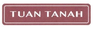 Trademark TUAN TANAH + LOGO