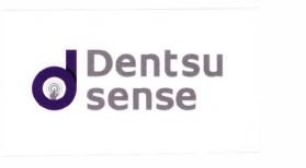 Trademark DENTSU SENSE + LOGO