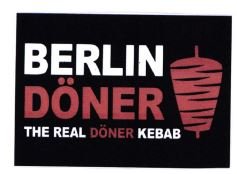 Trademark BERLIN DONER THE REAL DONER KEBAB + LOGO