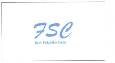 Trademark FSC BY DR. FARIDA SKIN CENTER