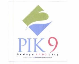 Trademark PIK 9 Sedayu INDO City + logo