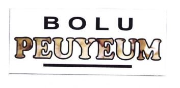 Trademark BOLU PEUYEUM