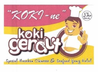 Trademark KOKI-NE KOKI GENDUT + LOGO