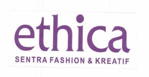 Trademark ETHICA SENTRA FASHION & CREATIF