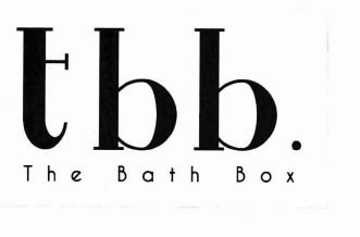 Trademark TBB THE BATH BOX