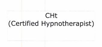 Trademark CHt (Certified Hypnotherapist)