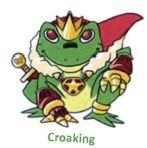 Trademark CROAKING + LOGO