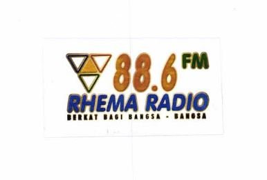 Trademark 88.6 FM RHEMA RADIO BERKAT BAGI BANGSA-BANGSA + LOGO / LUKISAN SEGITIGA