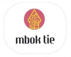 Trademark MBOK TIE + LOGO