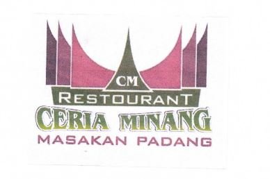 Trademark RESTOURANT CERIA MINANG MASAKAN PADANG + LUKISAN