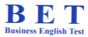 Trademark BET BUSINESS ENGLISH TEST