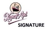 Trademark KAPAL API SIGNATURE + LOGO