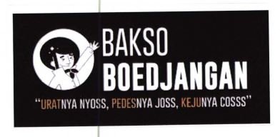 Trademark BAKSO BOEDJANGAN + LUKISAN