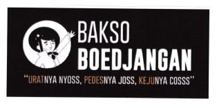 Trademark BAKSO BOEDJANGAN + LUKISAN