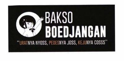 Trademark BAKSO BOEDJANGAN URATNYA NYOSS, PEDASNYA JOSS, KEJUNYA COSS + LUKISAN