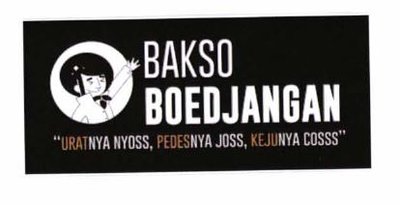 Trademark BAKSO BOEDJANGAN URATNYA NYOSS, PEDASNYA JOSS, KEJUNYA COSS + LUKISAN