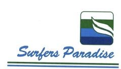 Trademark SURFERS PARADISE + LOGO