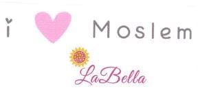 Trademark I LOVE MOSLEM LA BELLA + LOGO