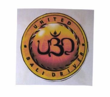 Trademark UBD UNITED BALI DRIVER + LOGO