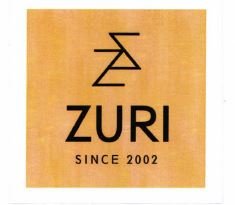 Trademark ZURI since 2002 + logo