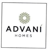 Trademark ADVANI HOMES + LOGO