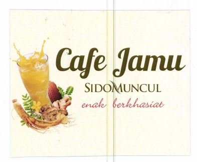 Trademark CAFE JAMU SIDOMUNCUL ENAK BERKHASIAT