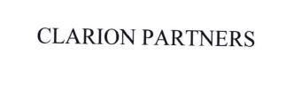 Trademark CLARION PARTNERS