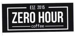 Trademark ZEROHOUR COFFEE