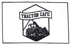 Trademark TRACTOR CAFE + LOGO