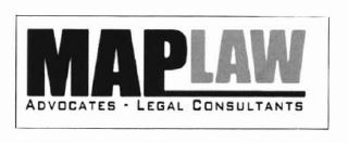 Trademark MAPLAW ADVOCATES LEGAL CONSULTANTS