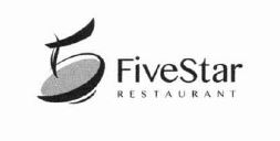 Trademark FIVE STAR RESTAURANT + LUKISAN