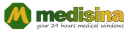 Trademark MEDISINA YOUR 24 HOURS MEDICAL WINDOWS + LOGO