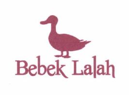 Trademark BEBEK LALAH + LOGO