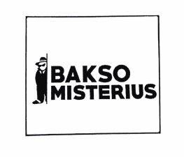 Trademark BAKSO MISTERIUS + LOGO