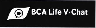 Trademark BCA LIFE V-CHAT + LOGO