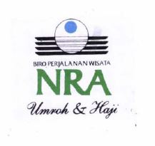 Trademark NRA BIRO PERJALANAN WISATA UMROH & HAJI + LOGO