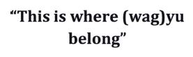 Trademark "THIS IS WHERE(WAG)YU BELONG"