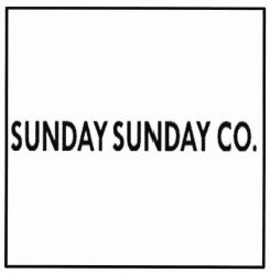 Trademark SUNDAY SUNDAY.CO