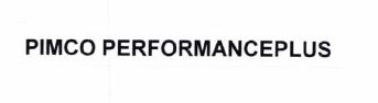 Trademark PIMCO PERFORMANCEPLUS