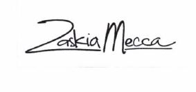 Trademark ZASKIA MECCA