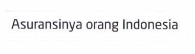 Trademark ASURANSINYA ORANG INDONESIA