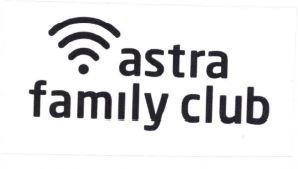 Trademark ASTRA FAMILY CLUB & LOGO