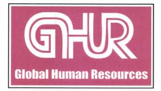Trademark GHR GLOBAL HUMAN RESOURCES + LUKISAN