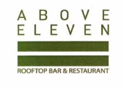 Trademark ABOVE ELEVEN ROOFTOP BAR & RESTAURANT + LOGO