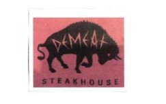 Trademark DEMEAT STEAKHOUSE + LOGO